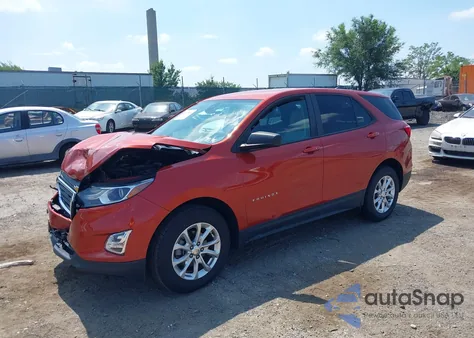 2020 Chevrolet Equinox Fwd Ls из США, поврежденный, VIN 2GNAXHEV4L6200028